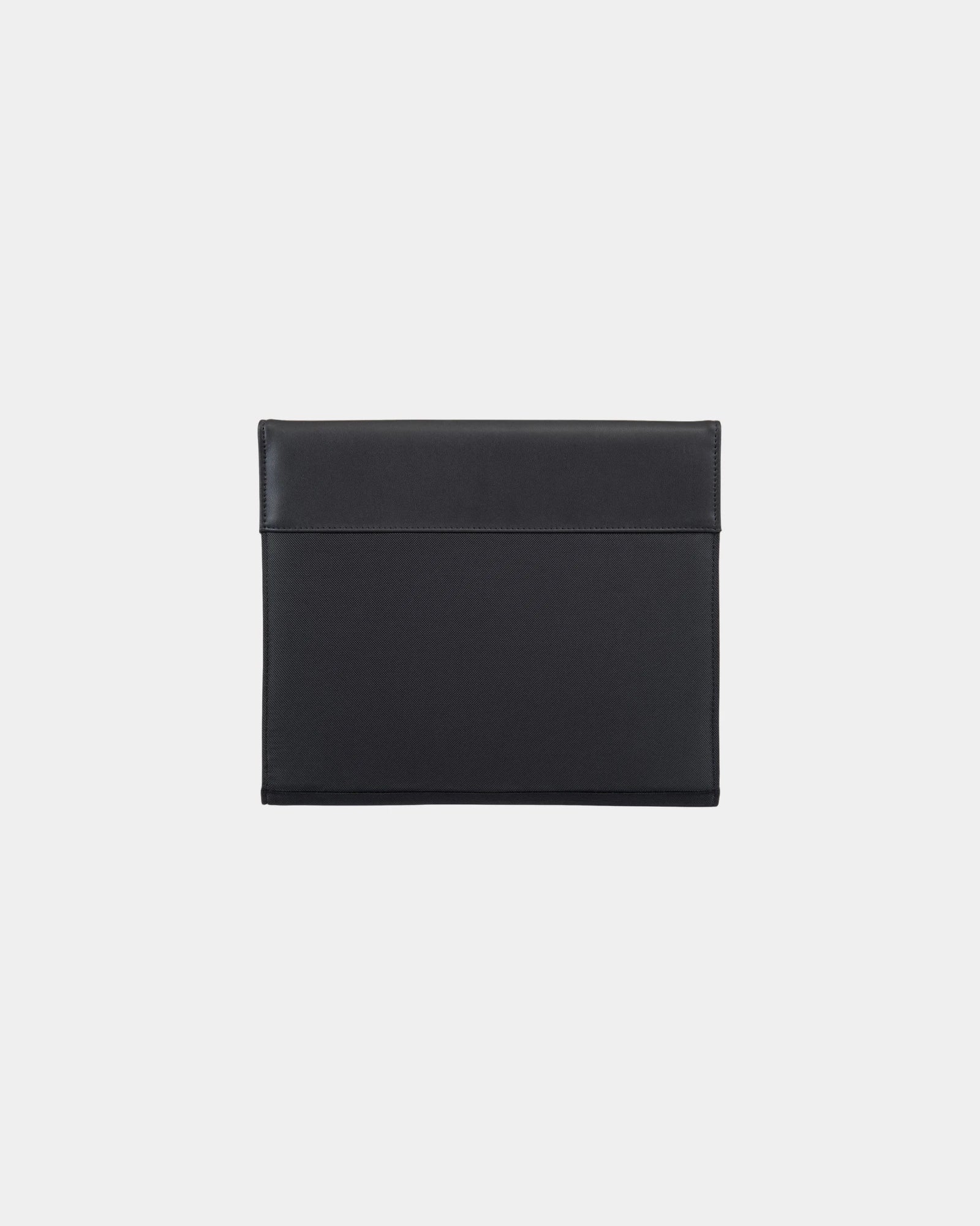 Custom recycled nylon padfolio with vegan leather accents - 1